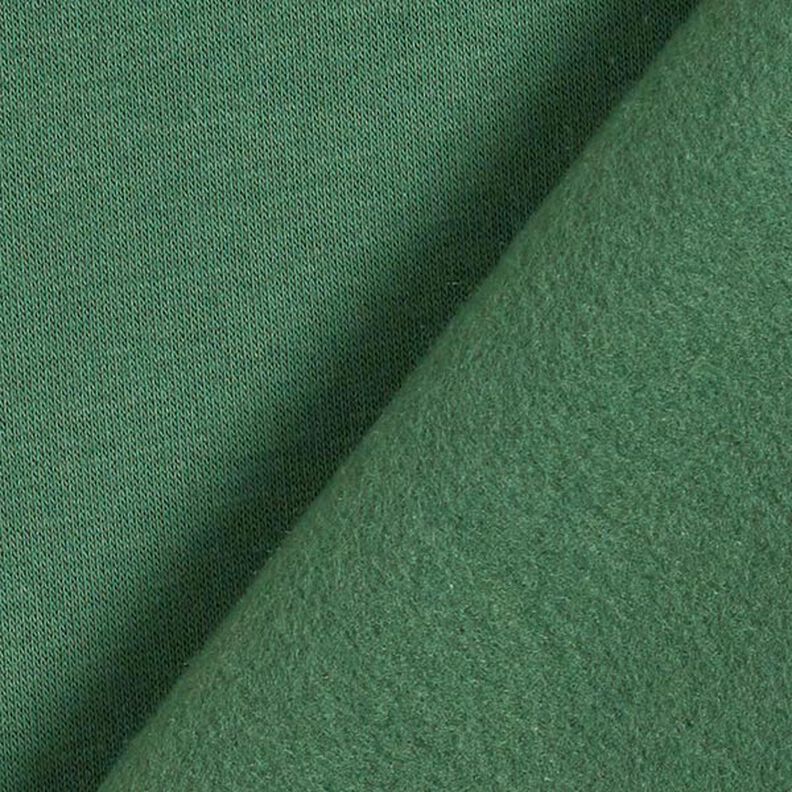 Brushed Sweatshirt Fabric – dark green,  image number 5