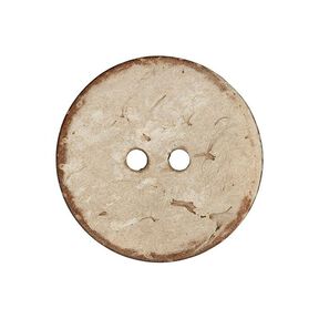 Basic Chalky 2-Hole Coconut Button - beige, 