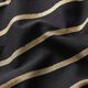 Glitter Stripes Stretch Cotton – black/gold,  thumbnail number 2