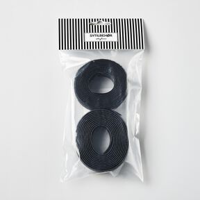 Velcro tape set [2 x 2m | 30 mm] – black, 
