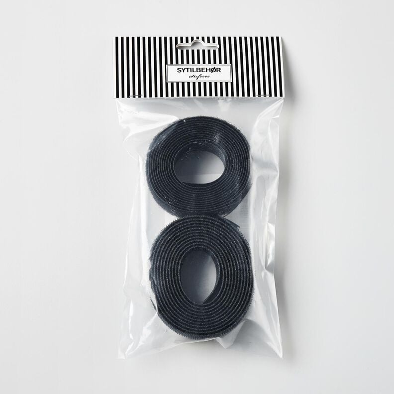 Velcro tape set [2 x 2m | 30 mm] – black,  image number 1