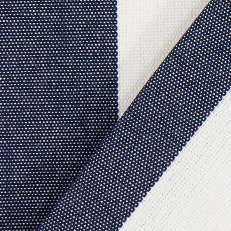 Awning fabric stripey Toldo – white/navy blue,  image number 3