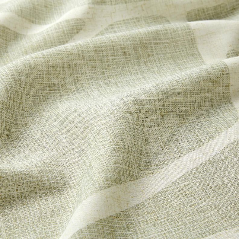 Curtain Fabric Linen Blend Shapes – reed/natural, image number 2