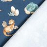 French Terry cute dragons Digital Print – blue grey,  thumbnail number 4