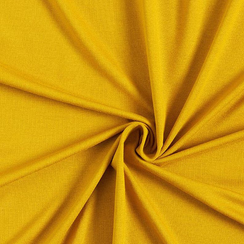 Lightweight Viscose Jersey – curry yellow,  image number 1