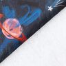Brushed Sweatshirt Fabric Cosmos Digital Print – navy blue,  thumbnail number 4