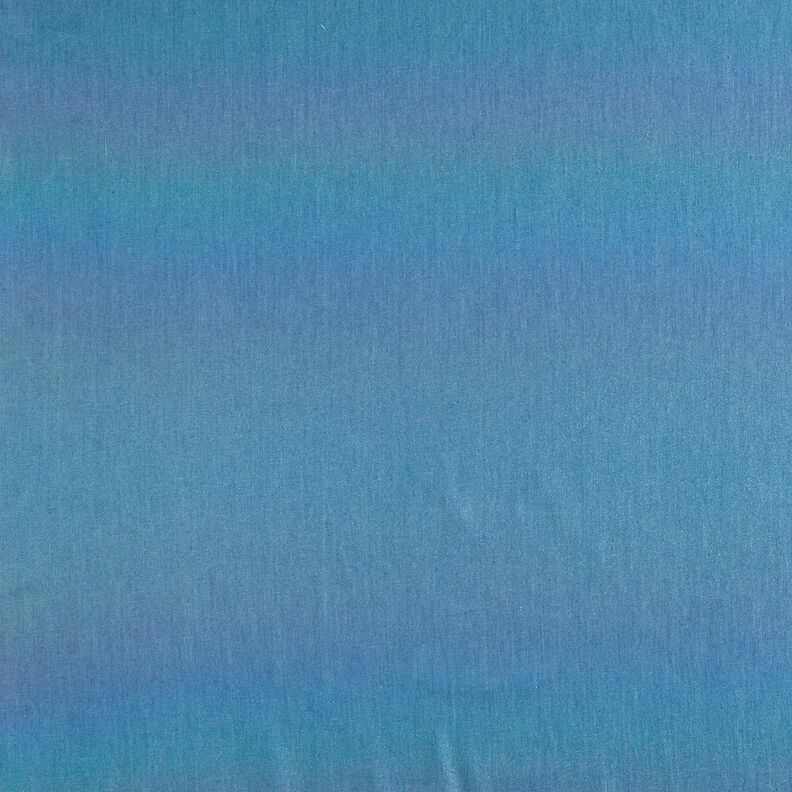 Chambray Rainbow Shimmer Foil Print | Poppy Fabrics – denim blue/colour mix,  image number 1