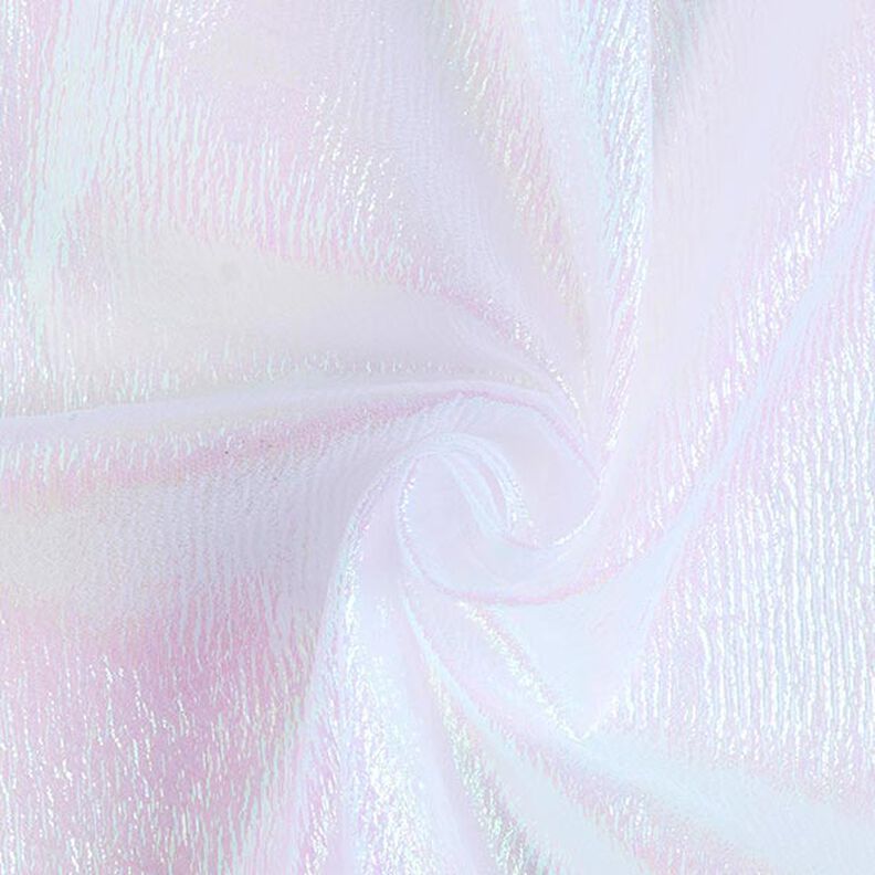 Organza Glitzer – white,  image number 1