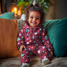 Brushed Sweatshirt Fabric colourful hearts | Poppy Fabrics – raspberry,  thumbnail number 5