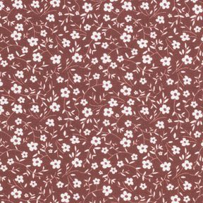 Poplin millefleur – bronze/white, 