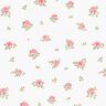 Cotton Poplin Delicate Roses – red/white,  thumbnail number 1