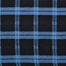 Loops Checked Coating Fabric – black/blue,  thumbnail number 1