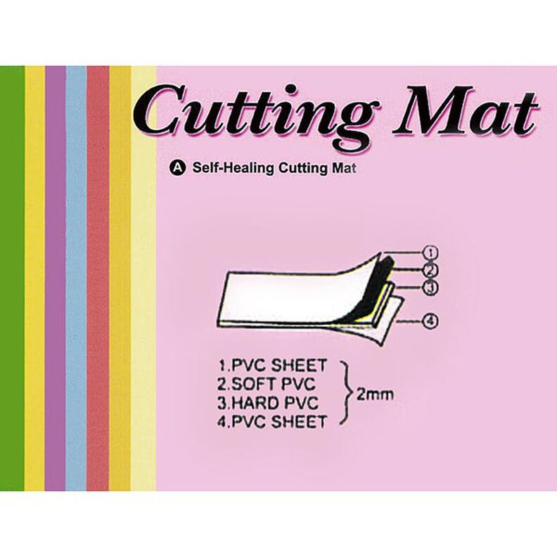 Cutting mat 22 x 30 cm | 9x12 Inch - purple | Sew Mate,  image number 3