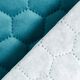 Upholstery Fabric Velvet Honeycomb Quilt – petrol,  thumbnail number 4