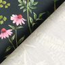 Outdoor Fabric Canvas Leaves and Flowers – dark green/pastel violet,  thumbnail number 4
