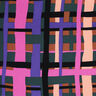 viscose fabric stretch Line Layers | Nerida Hansen – dark green/lilac,  thumbnail number 1