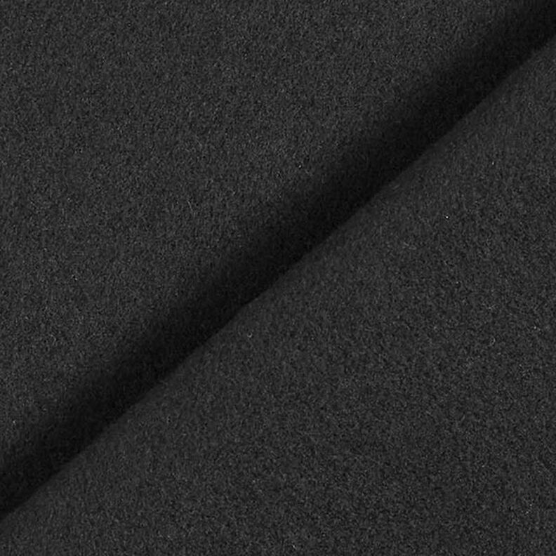 Recycled polyester coat fabric – black,  image number 3