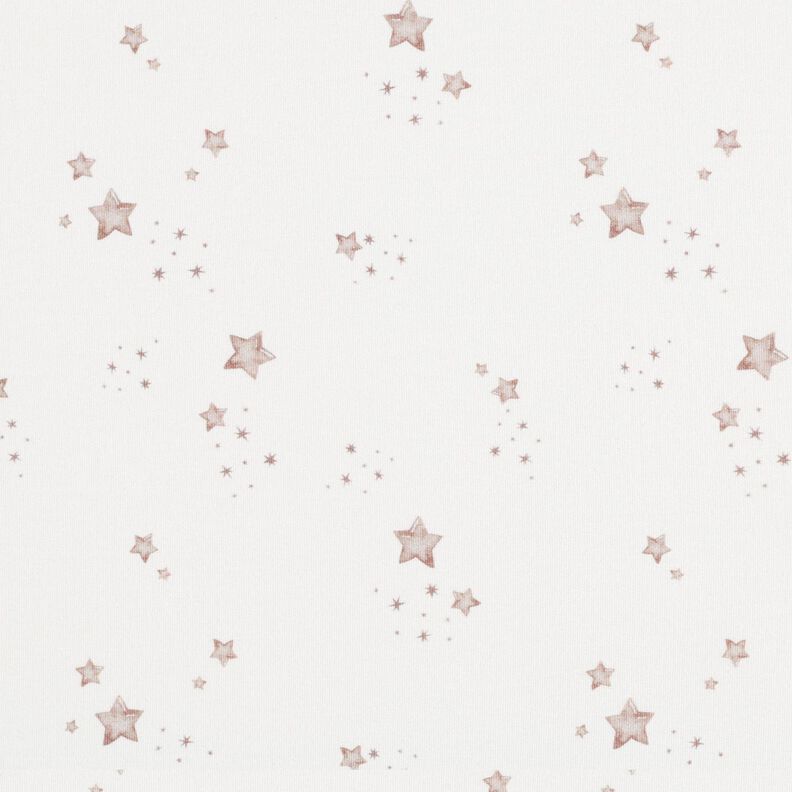 GOTS French Terry Meteor shower Digital Print – ivory,  image number 1