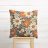 Cotton Cretonne Retro Flowers – light orange/light yellow,  thumbnail number 6