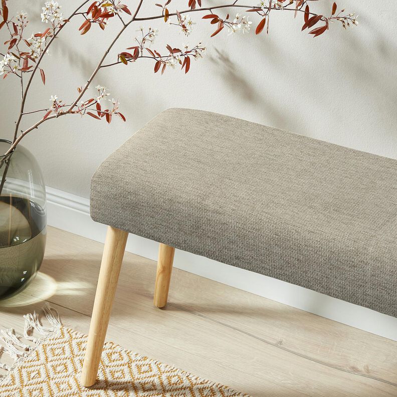 Upholstery Fabric Soft Woven Fabric – light taupe,  image number 6