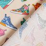 Cotton Cretonne colourful trainers – light beige,  thumbnail number 4