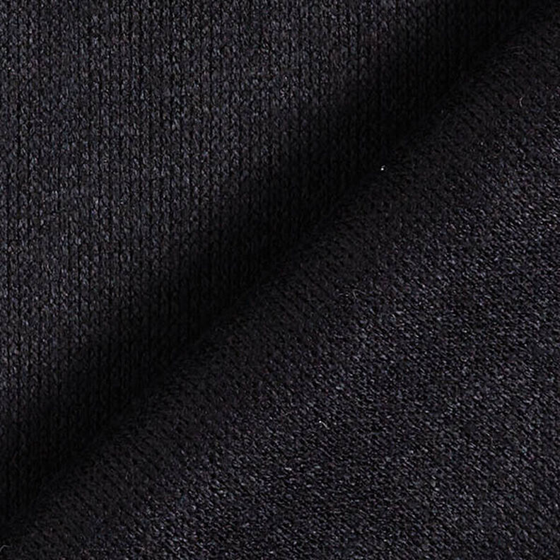 Knit Fabric Viscose Blend Plain – black,  image number 3