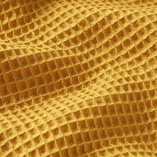 Waffle Piqué – curry yellow, 