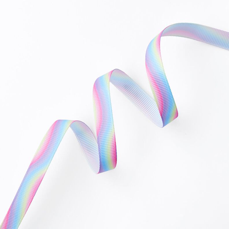 Grosgrain ribbon rainbow pastel [Ø 25 mm] – mauve,  image number 1