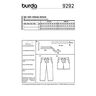 Trousers, Burda 9292 | 104-146,  thumbnail number 9