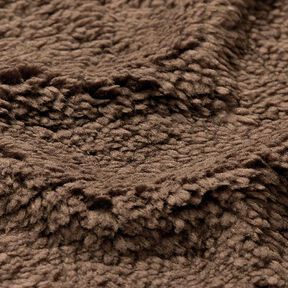 Faux Fur Teddy Fabric – chocolate, 