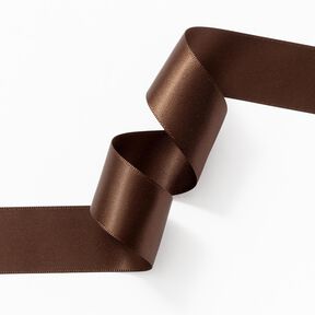 Satin Ribbon [25 mm] – dark brown, 