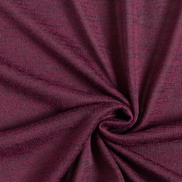 Mottled fine knit fabric – merlot,  image number 3