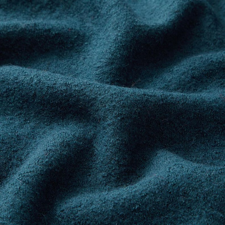 Lightweight viscose and wool blend knitted fabric – ocean blue,  image number 2