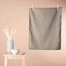 Towelling Fabric Stretch Plain – light beige,  thumbnail number 8