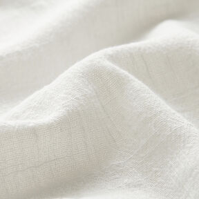 Cotton Linen Look – offwhite | Remnant 90cm, 