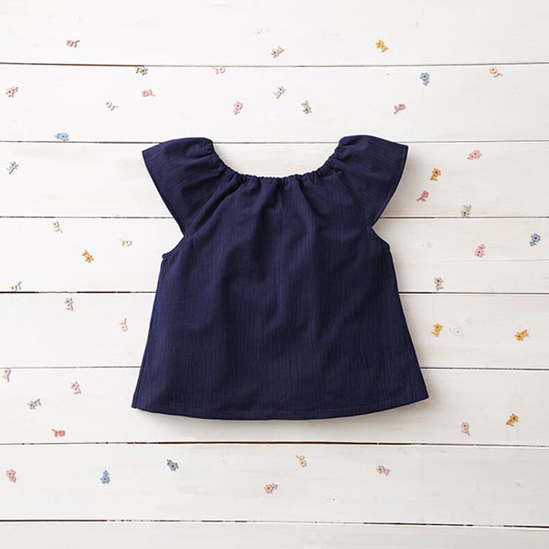 GOTS Double Gauze/Muslin | Tula – navy blue,  image number 5
