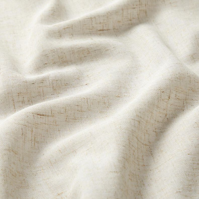Curtain Fabric Linen Blend Plain – natural, image number 2