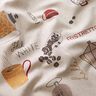 Decor Fabric Half Panama Coffee – carmine/natural,  thumbnail number 2