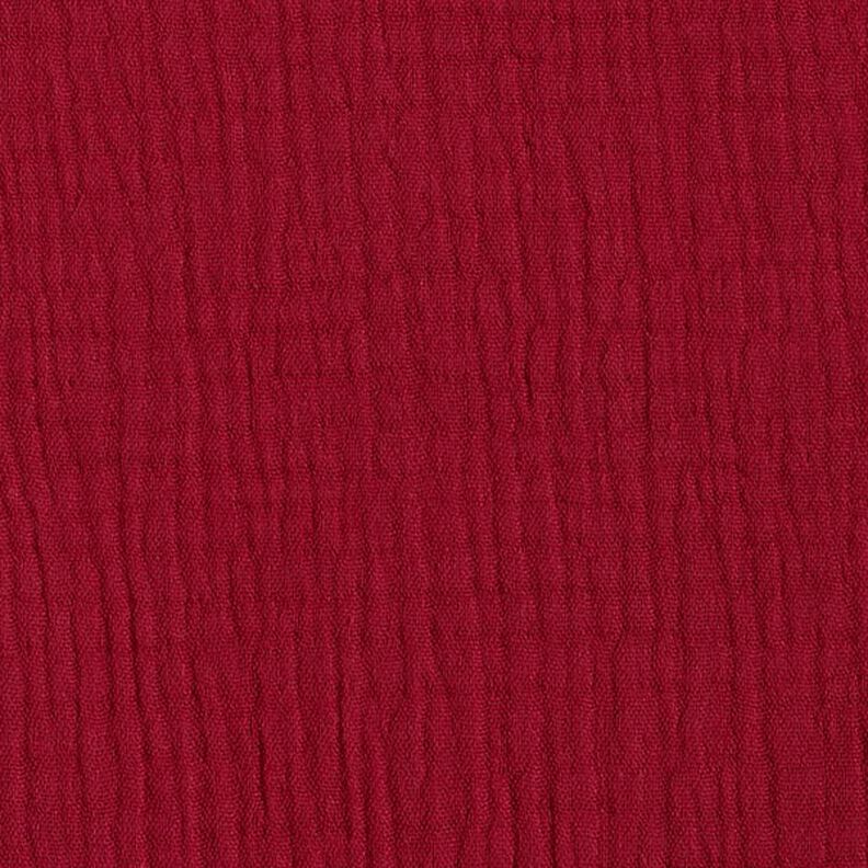 GOTS Triple-Layer Cotton Muslin – carmine,  image number 4