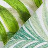 Decorative fabric Canvas Exotic leaves – green/white,  thumbnail number 4