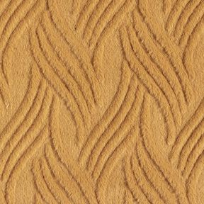 Faux Fur wavy lines – fawn, 