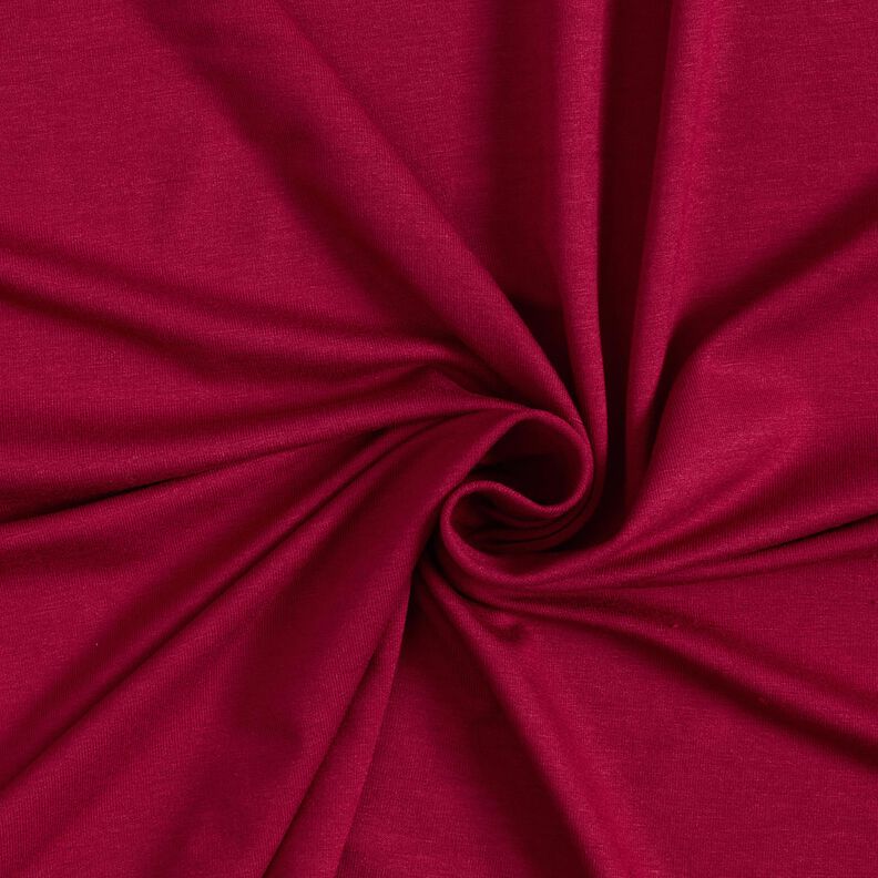 Medium summer jersey viscose – burgundy,  image number 1