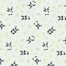 Cotton Cretonne Cuddly panda – green,  thumbnail number 1