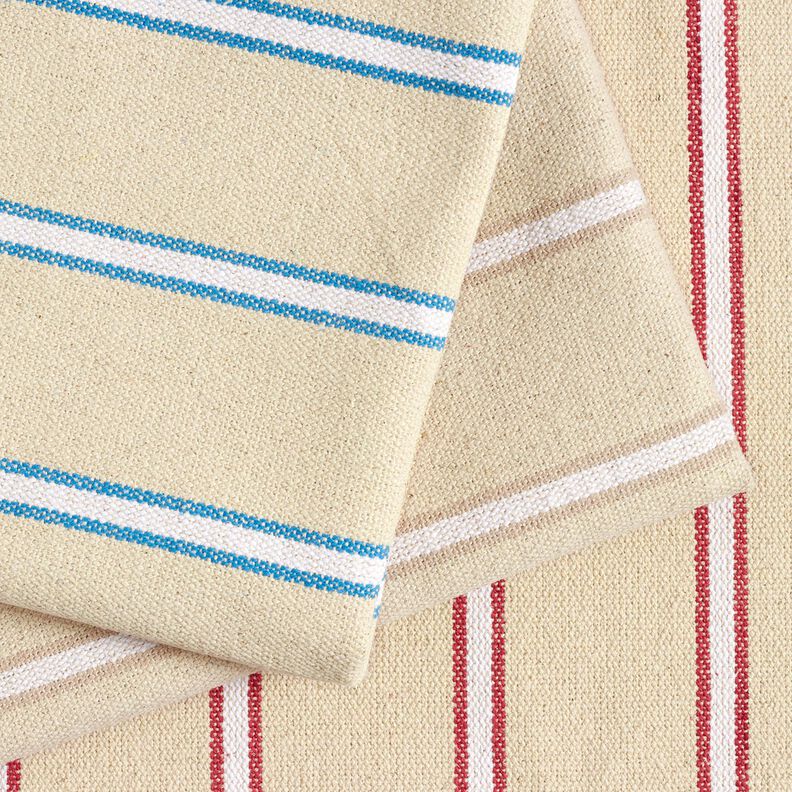 Woven Cotton rustic – carmine/natural, image number 5