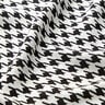 Houndstooth Viscose – white/black,  thumbnail number 2