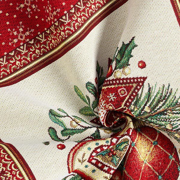 Decorative Panel Tapestry Fabric Christmas Decorations – carmine,  image number 3