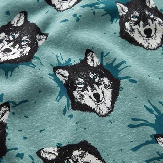 Alpine Fleece Wolf  – petrol, 