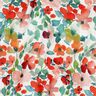 Viscose Voile Dobby Summer Meadow Digital Print – white/fire red,  thumbnail number 2