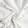 Curtain Fabric Voile Delicate branches – white/silver grey,  thumbnail number 3