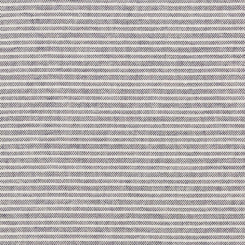 Decor Fabric Half Panama Subtle Stripes – natural/midnight blue, image number 1